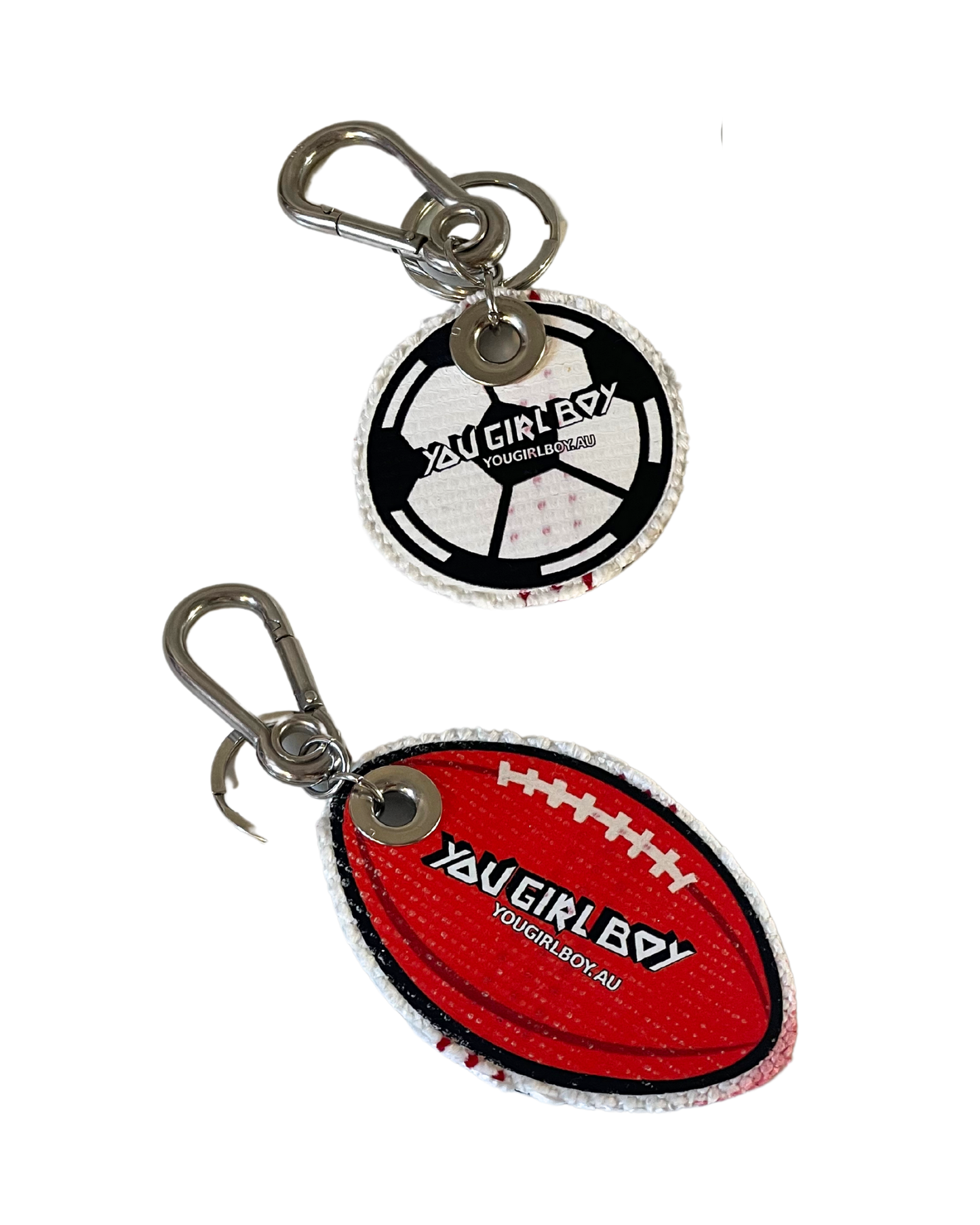 RE:PURPOSED by You Girl Boy - Fire Hose Keyring - Sports Fans