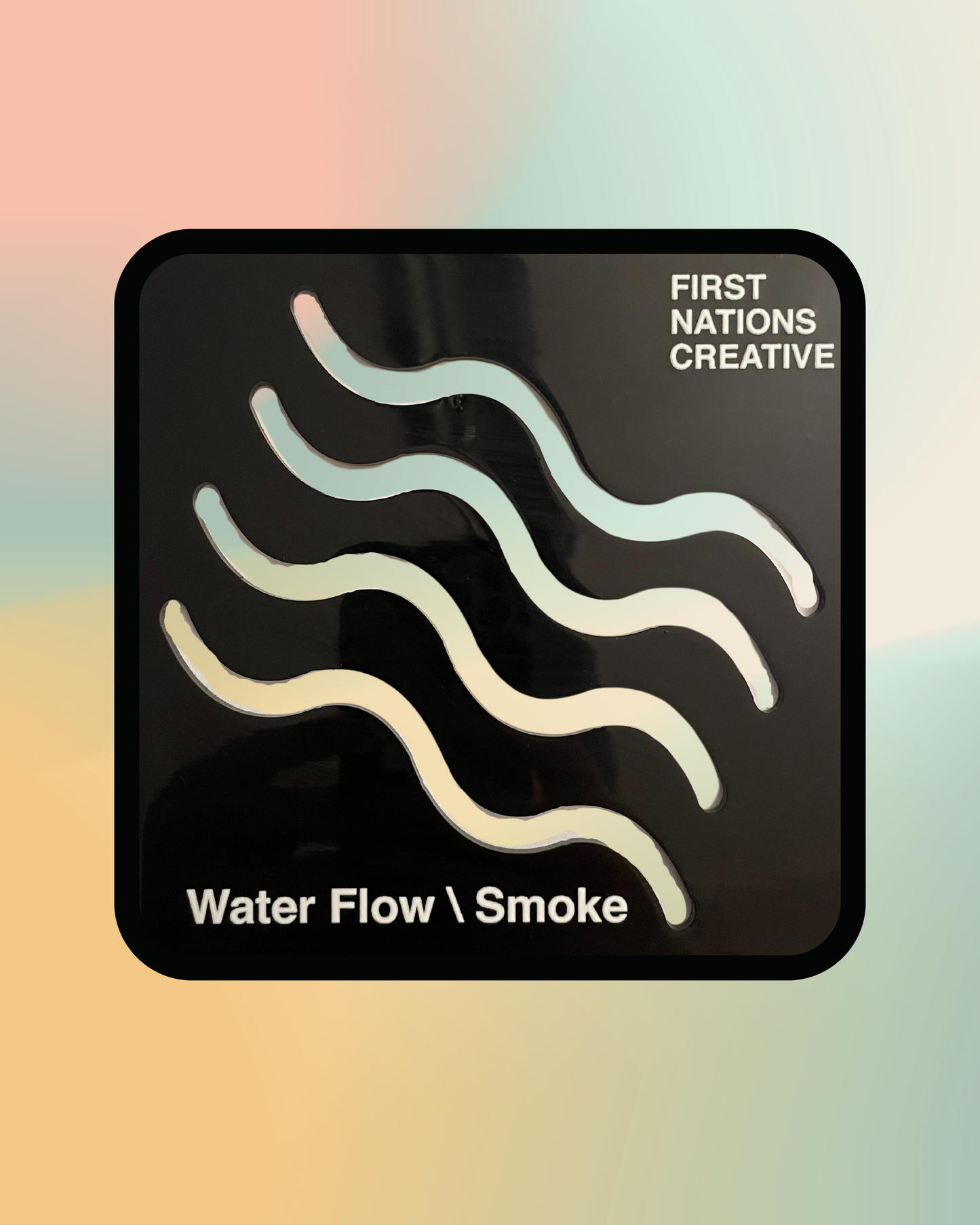 First Nations Creative - Aboriginal Symbol Stencils - Water Flow or Smoke - B2B MOQ Pack of 2