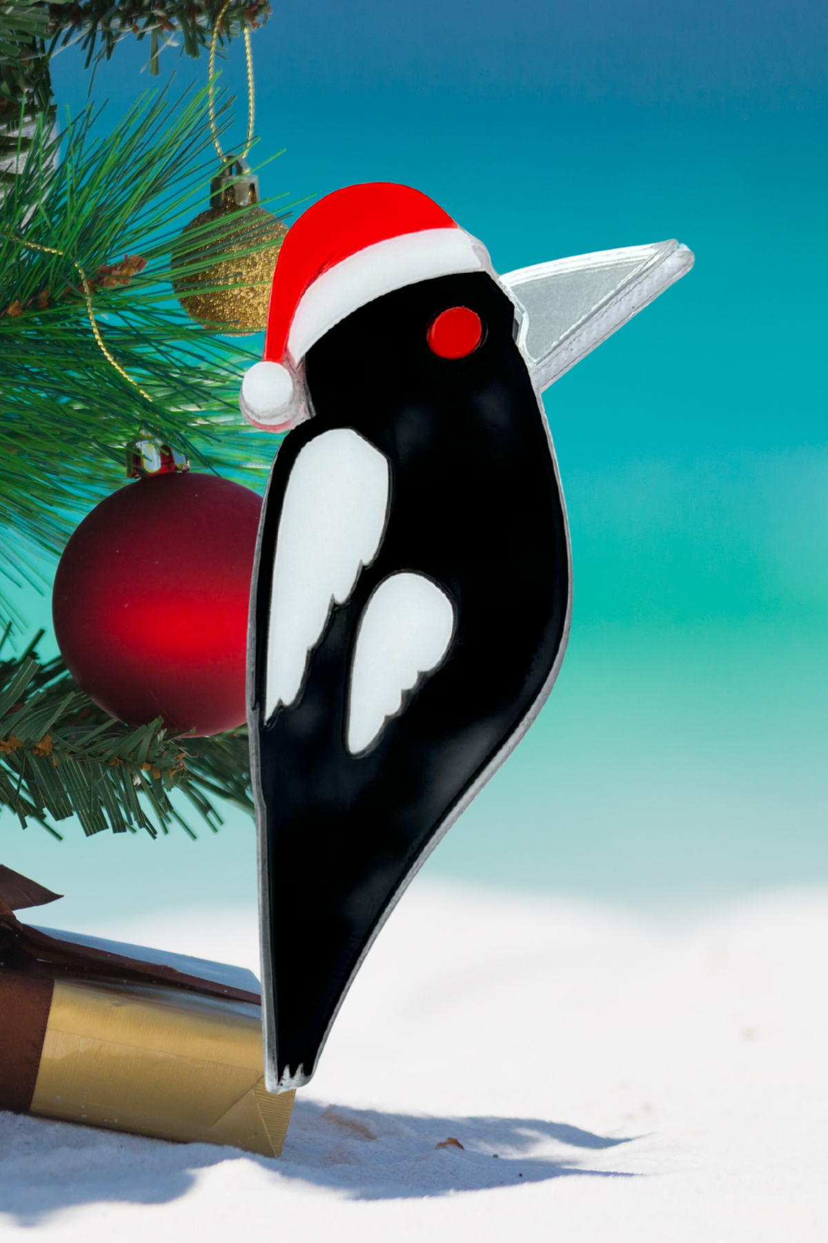 First Nations Creative - LIMITED EDITION Christmas Magpie Brooch