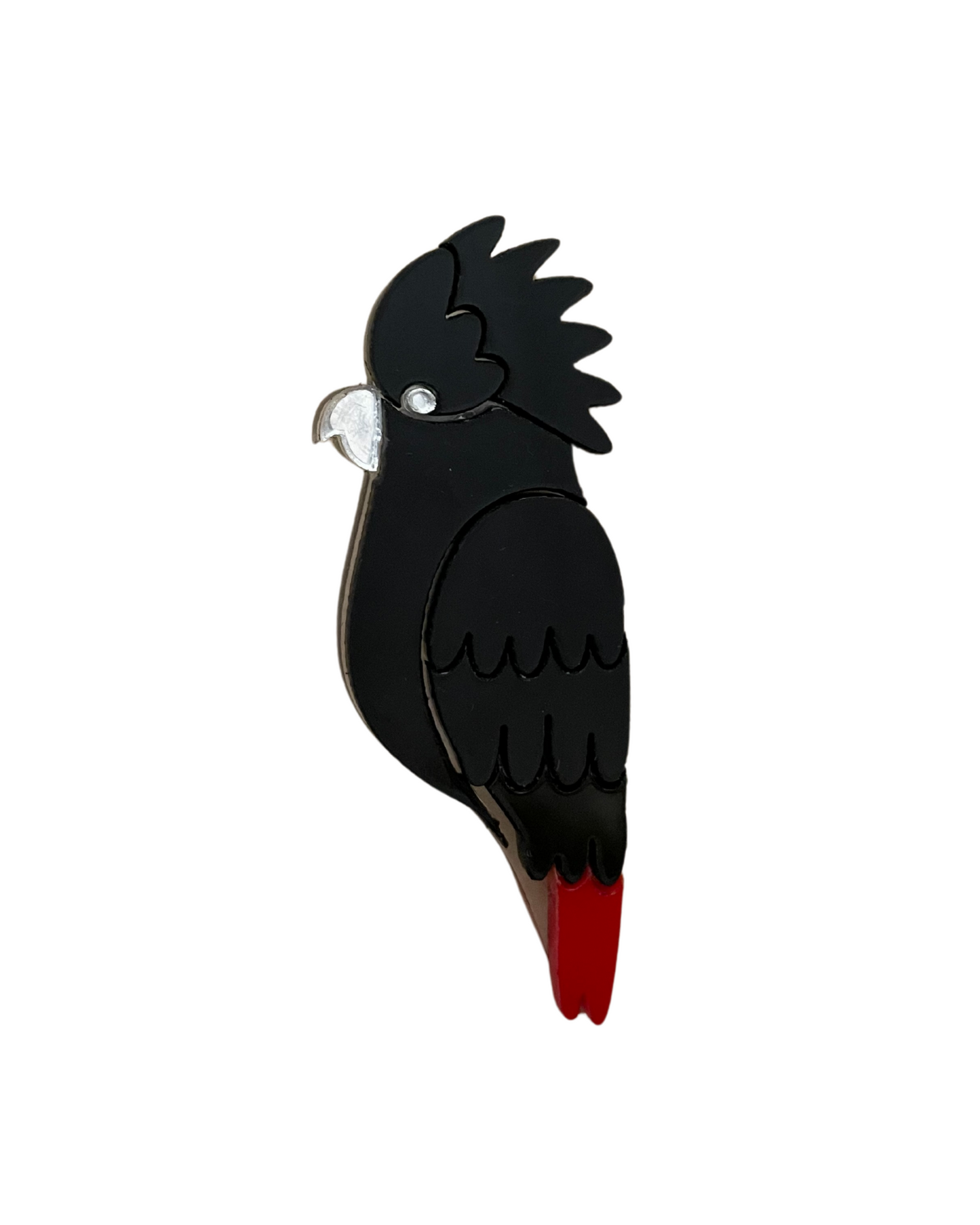 First Nations Creative - Red-Tailed Cockatoo Magnet