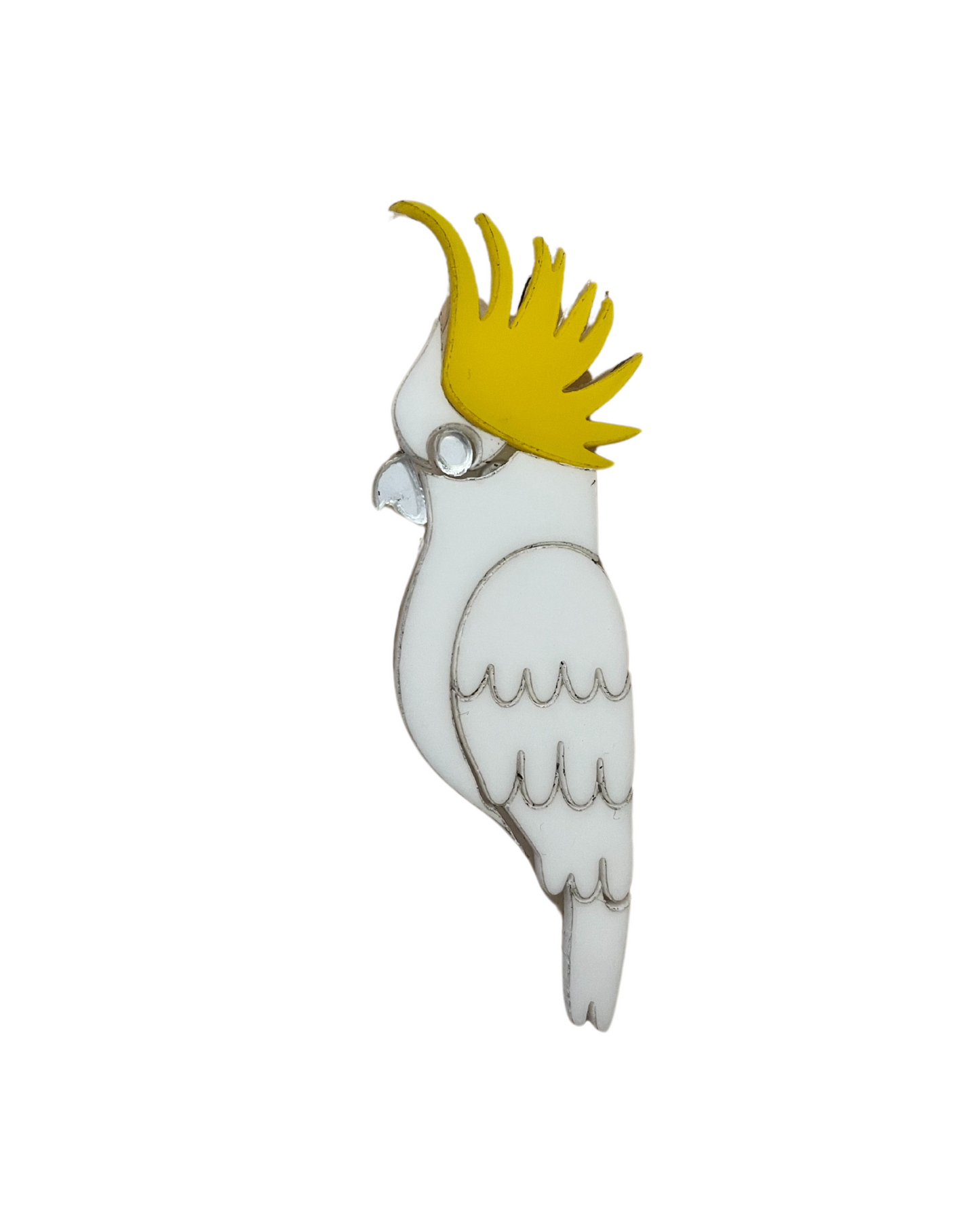 First Nations Creative - Golden Crested Cockatoo Brooch