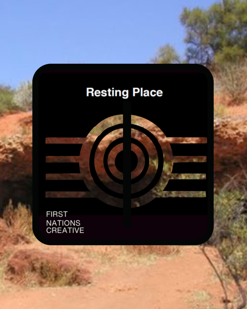 First Nations Creative - Aboriginal Symbol Stencils - Resting Place