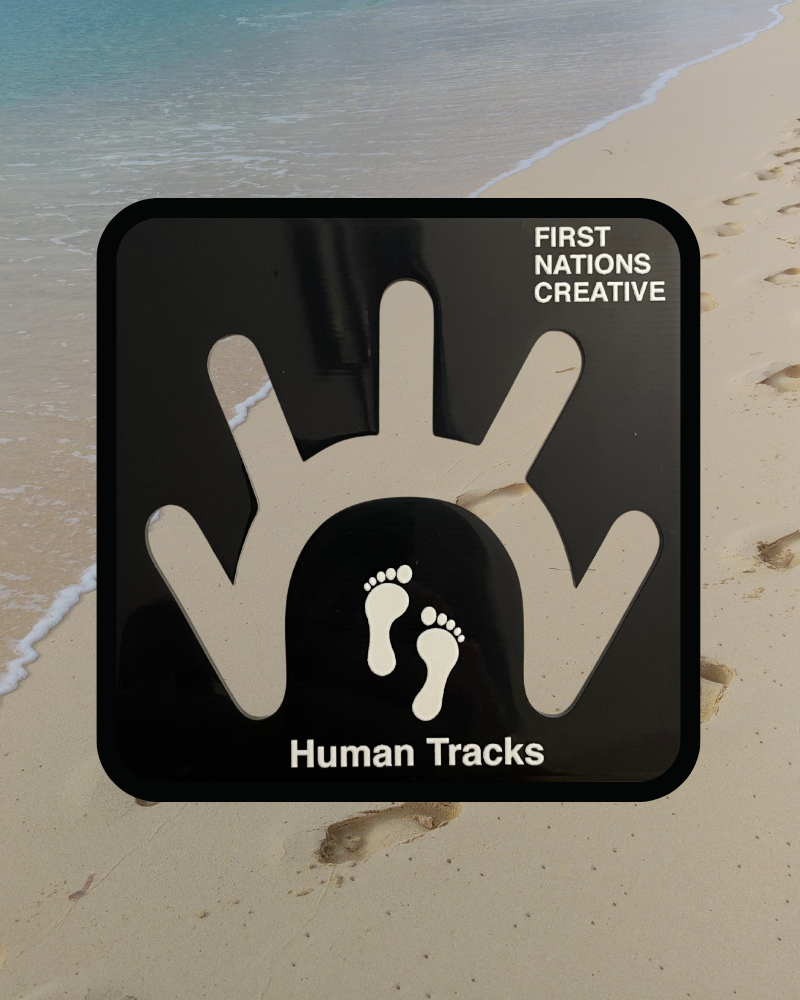 First Nations Creative - Aboriginal Symbol Stencils - Human Tracks