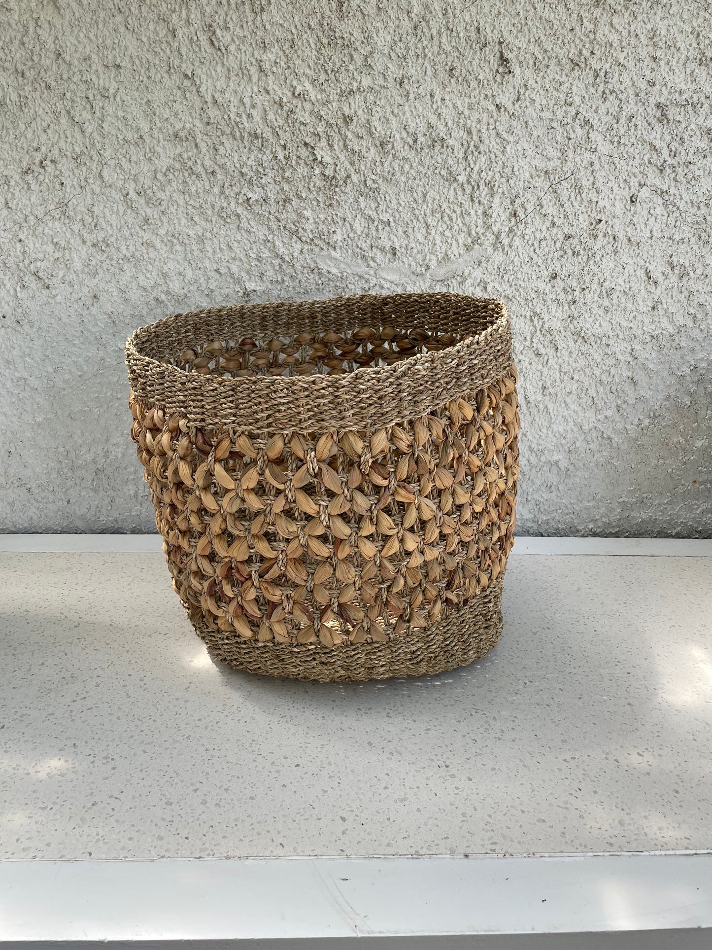 Our Oasis - Tall Open Weave Basket