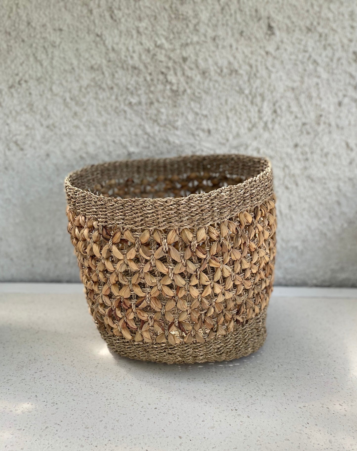 Our Oasis - Tall Open Weave Basket