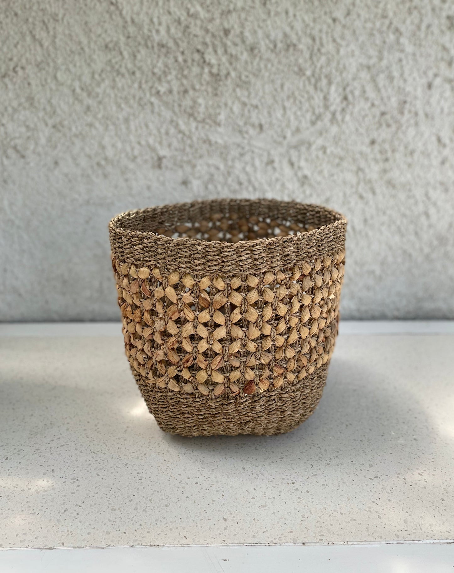 Our Oasis - Tall Open Weave Basket