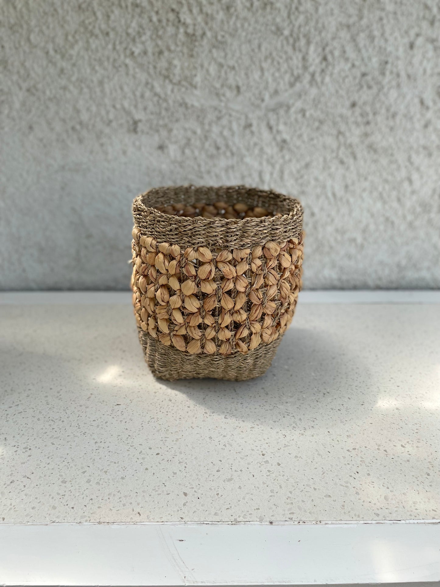 Our Oasis - Tall Open Weave Basket