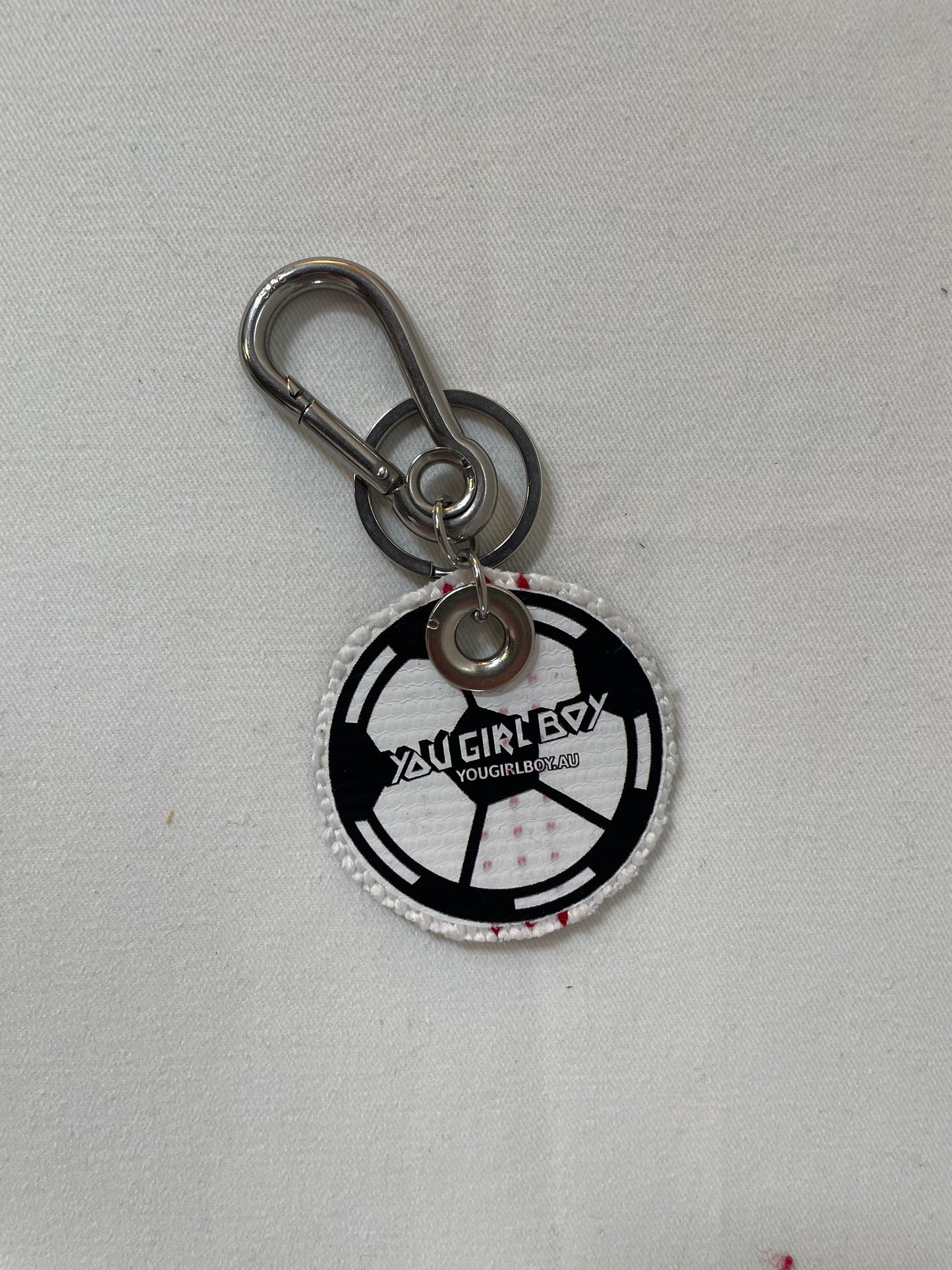 RE:PURPOSED by You Girl Boy - Fire Hose Keyring - Sports Fans
