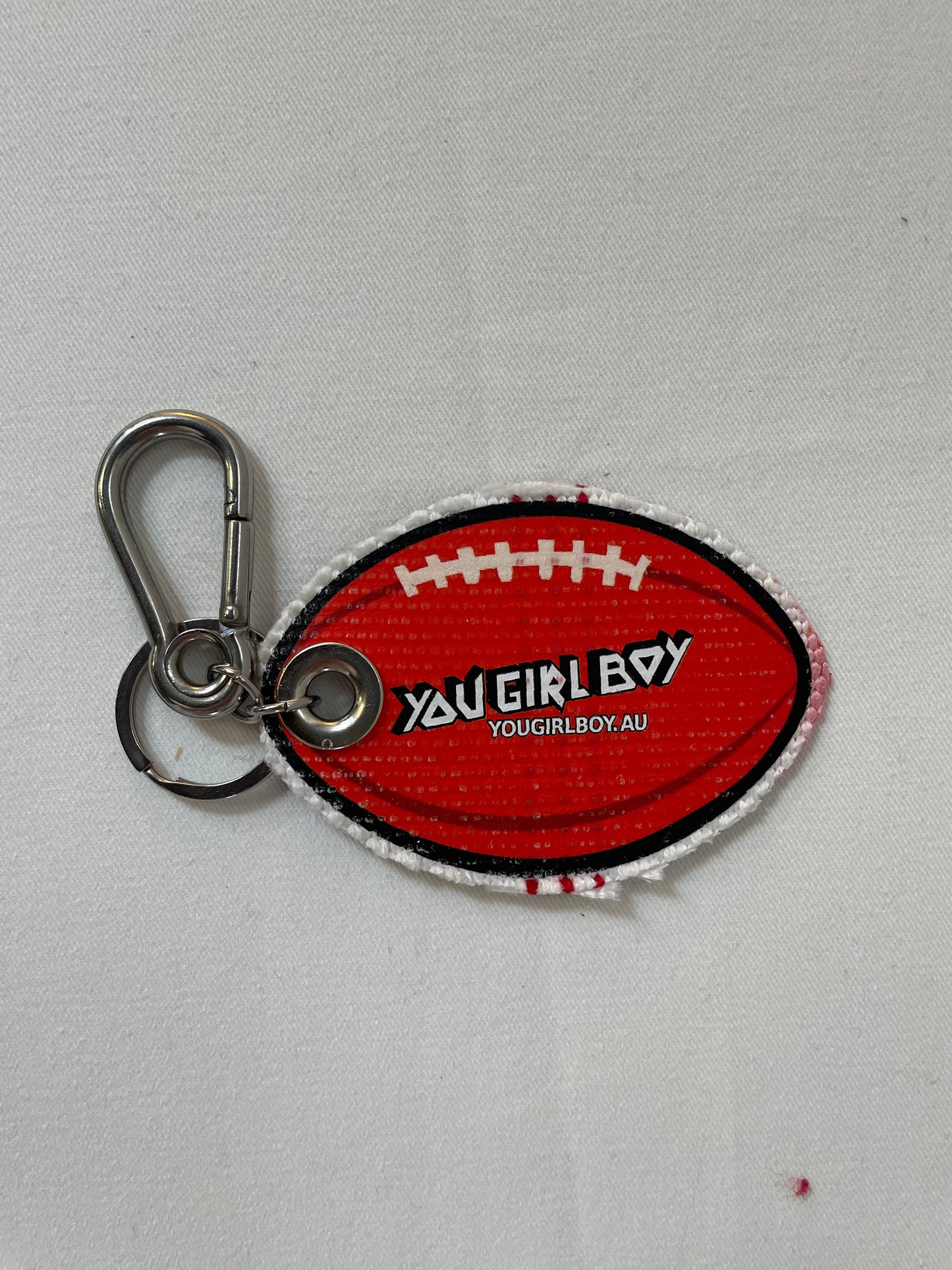 RE:PURPOSED by You Girl Boy - Fire Hose Keyring - Sports Fans