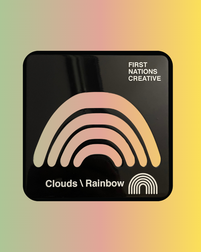First Nations Creative - Aboriginal Symbol Stencils - Rainbows/Clouds