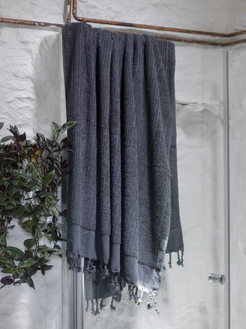 Loom.ist Ottoman Terry Towel - Dark Grey