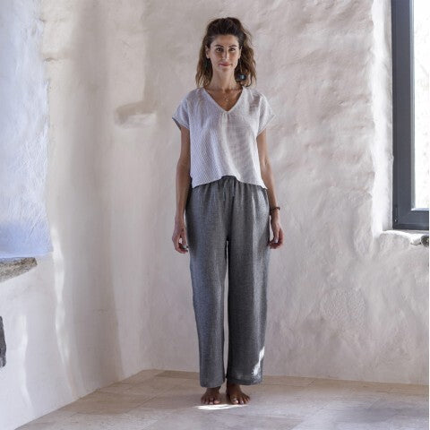 Loom.ist Sile Wide Leg Pants - Charcoal