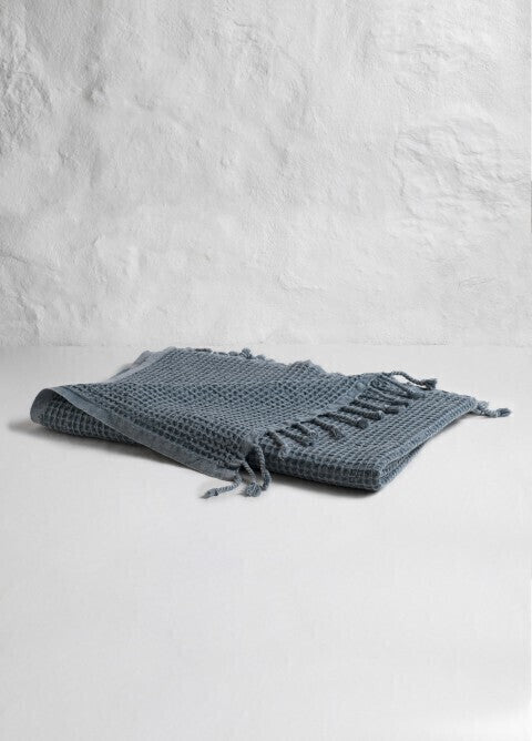 Loom.ist Waffle Towels - Grey Blue