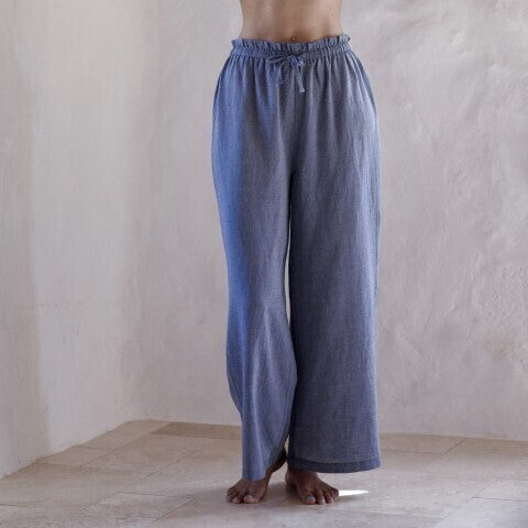 Loom.ist Sile Wide Leg Pants - Marine