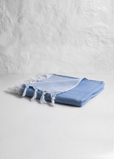 Loom.ist Plain Turkish Towel - Blue