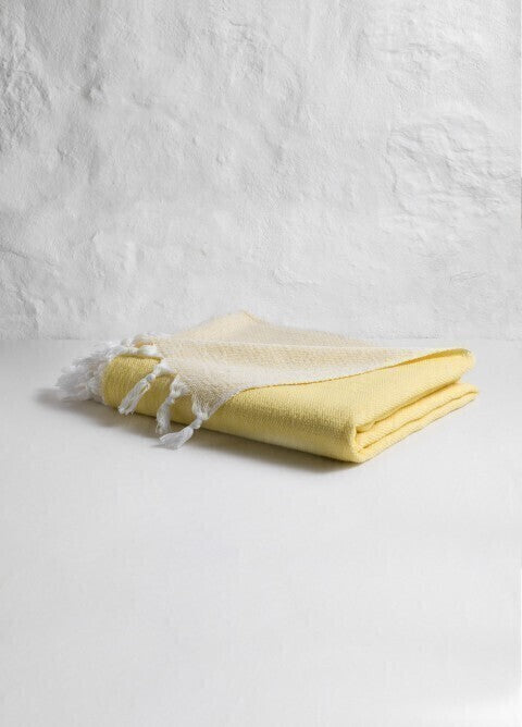 Loom.ist Plain Turkish Towel - Yellow