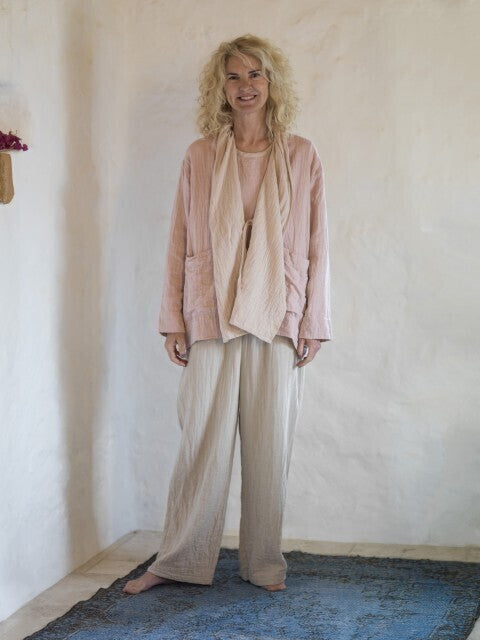 Loom.ist Muslin Cardigan - Blush-Taupe