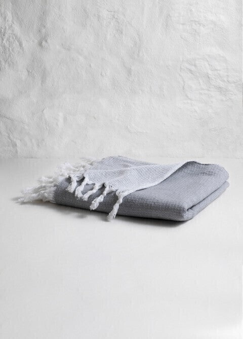 Loom.ist Plain Turkish Towel - Dark Grey