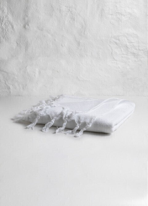 Loom.ist Plain Turkish Towel - White