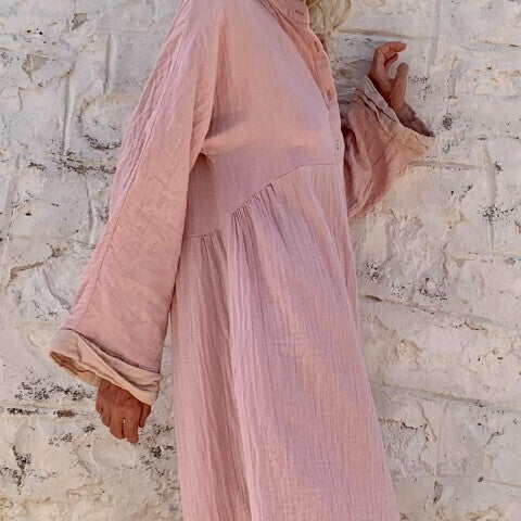 Loom.ist Muslin Caftan - Blush-Taupe