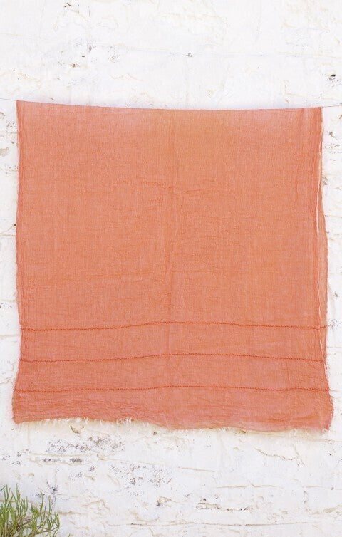 Loom.ist Helen Gauze Scarf - Burnt Orange