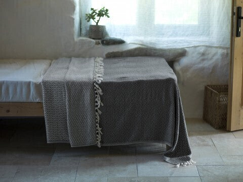 Loom.ist Double Sided Blanket - Dark Grey