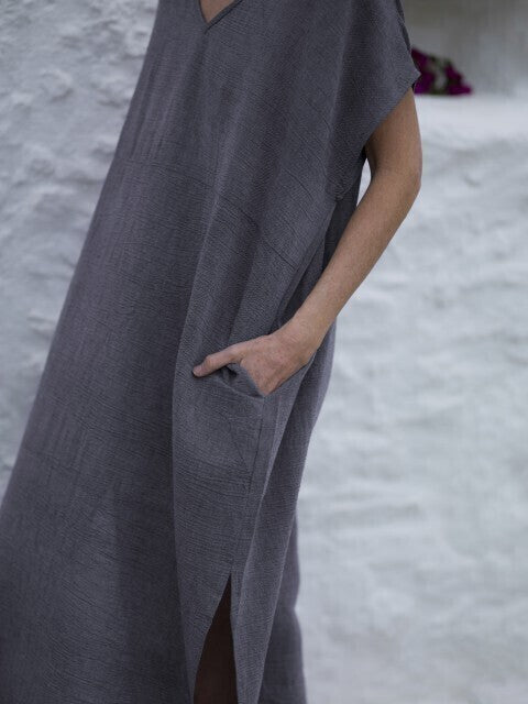 Loom.ist Sile Classic Caftan - Charcoal