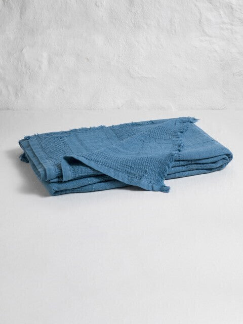 Loom.ist Linen Blanket - Navy