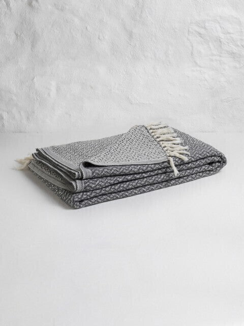 Loom.ist Double Sided Blanket - Dark Grey