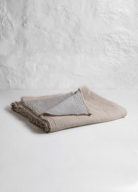 Loom.ist Muslin Blanket - Taupe-Grey