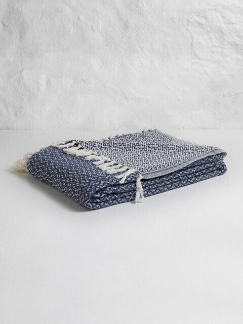 Loom.ist Double Sided Blanket - Marine