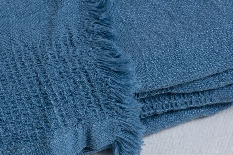 Loom.ist Linen Blanket - Navy