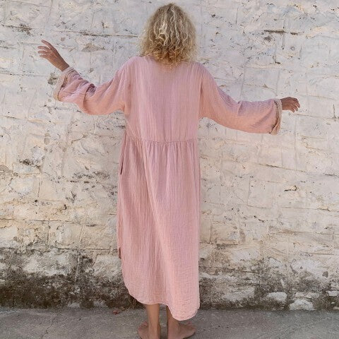 Loom.ist Muslin Caftan - Blush-Taupe