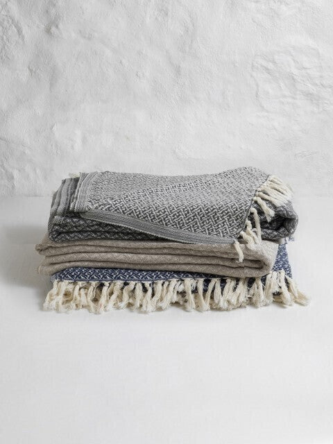 Loom.ist Double Sided Blanket - Light Grey