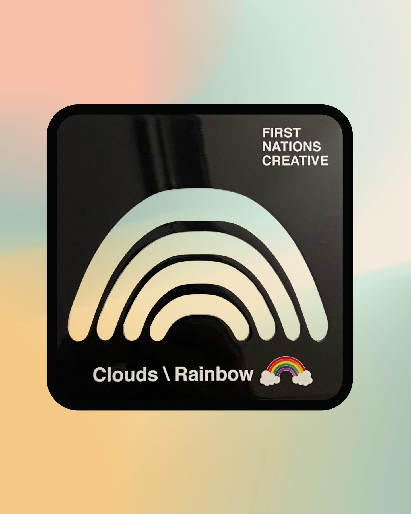 First Nations Creative - Aboriginal Symbol Stencils - Rainbows or Clouds - B2B MOQ Pack of 2