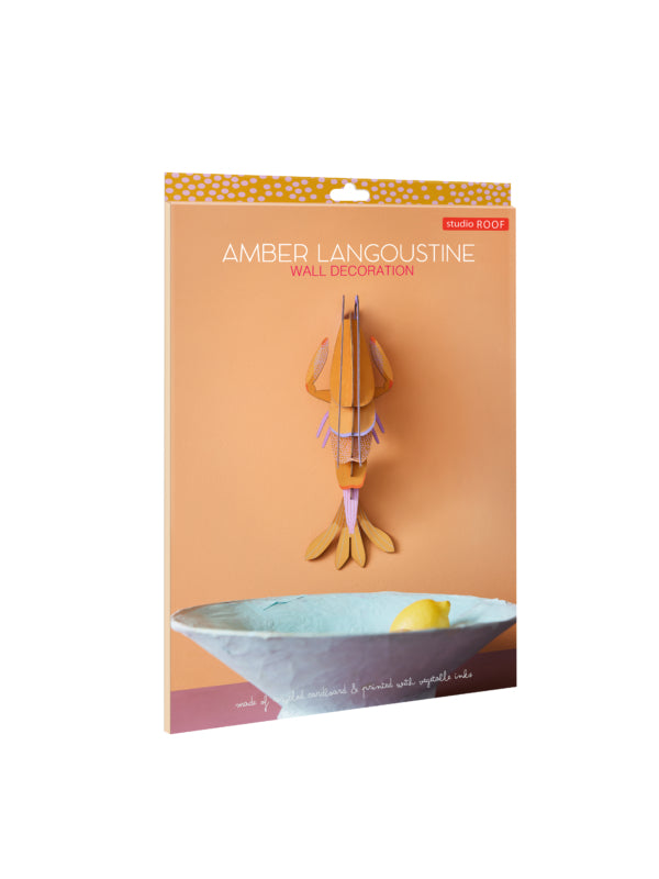 Studio Roof - Sea Creatures - Amber Langoustine