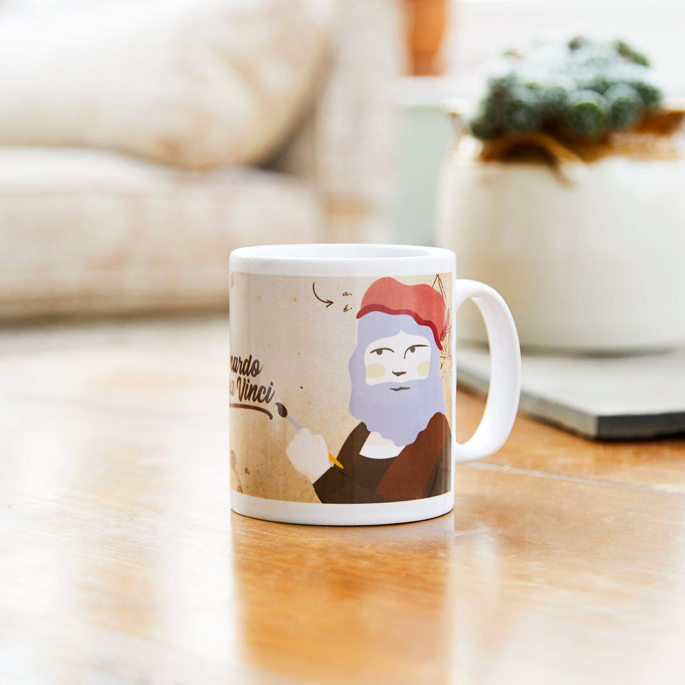 Chatty Feet - Mug - Leonardo Tea Vinci