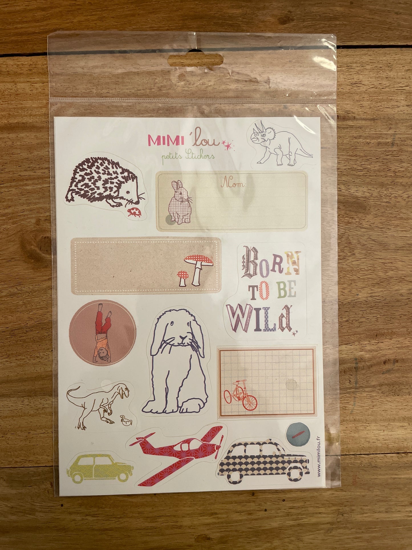 MIMI'lou Sticker Set -  Label Kit - Born to be Wild