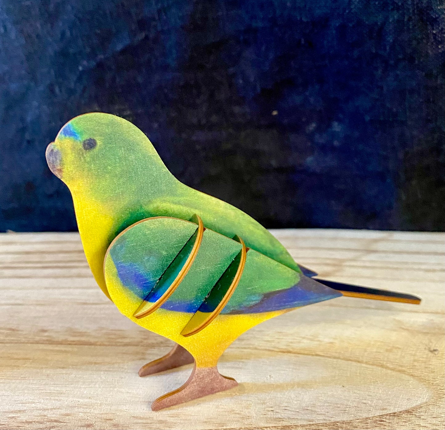 Our Oasis - Orange Bellied Parrot Wooden 3D Toy