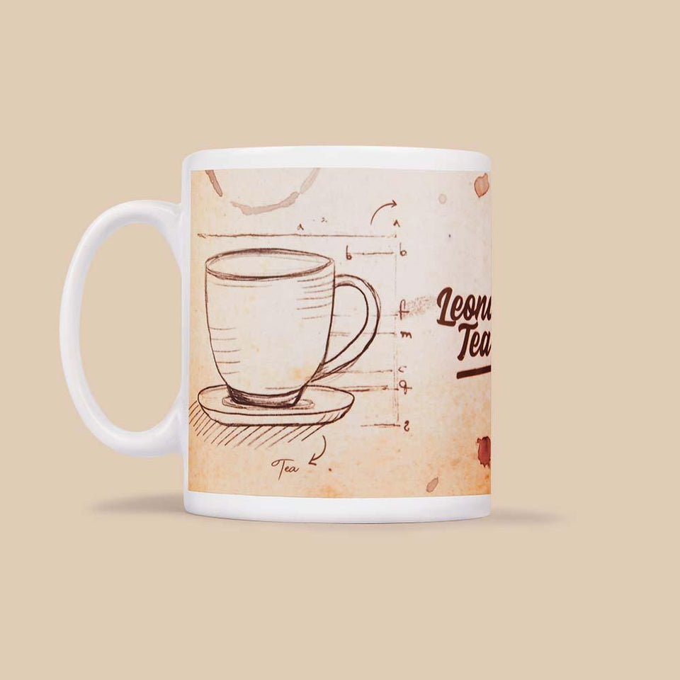 Chatty Feet - Mug - Leonardo Tea Vinci