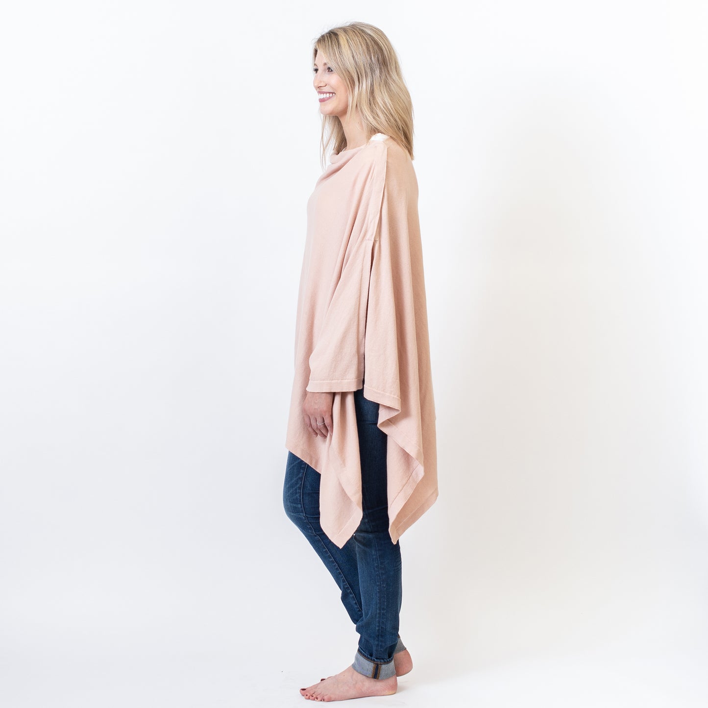 Zestt - Organic Cotton Nursing Poncho - Blush