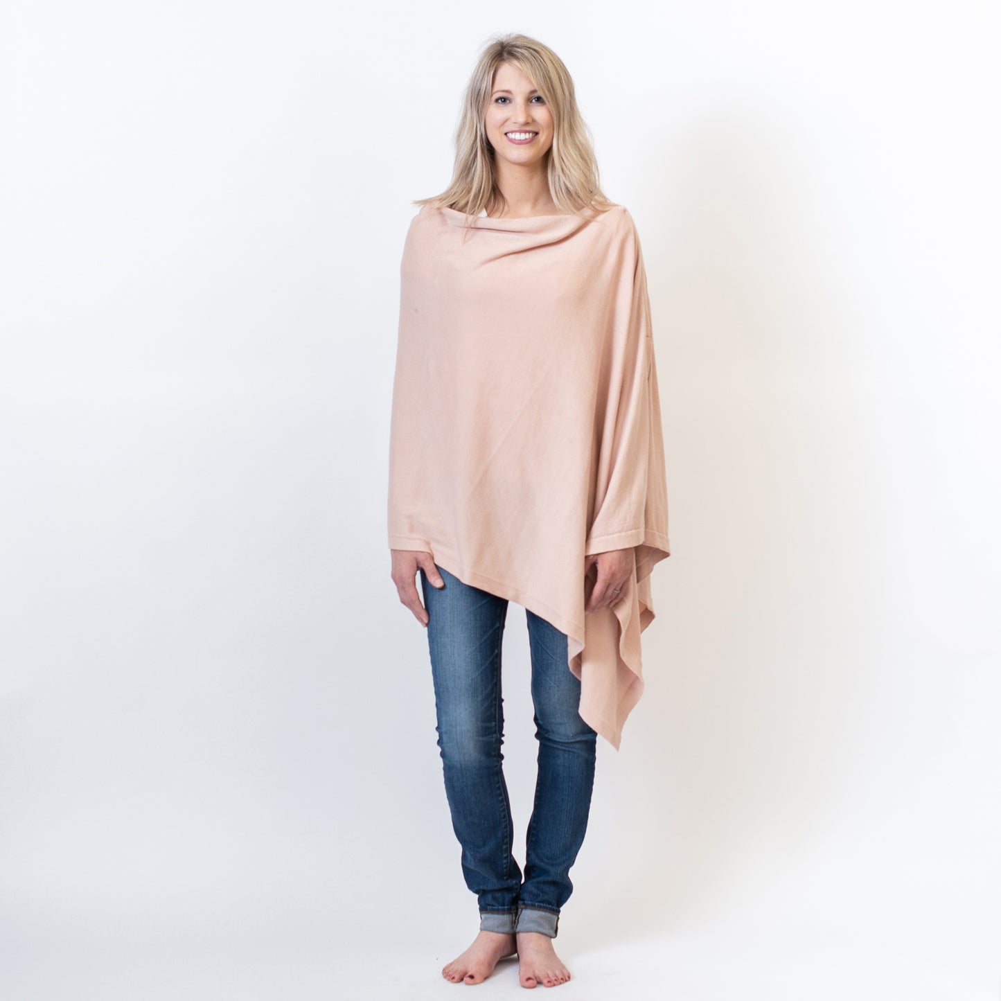 Zestt - Organic Cotton Travel Poncho - Blush