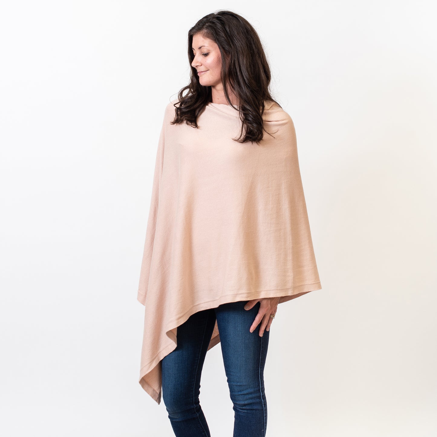 Zestt - Organic Cotton Travel Poncho - Blush