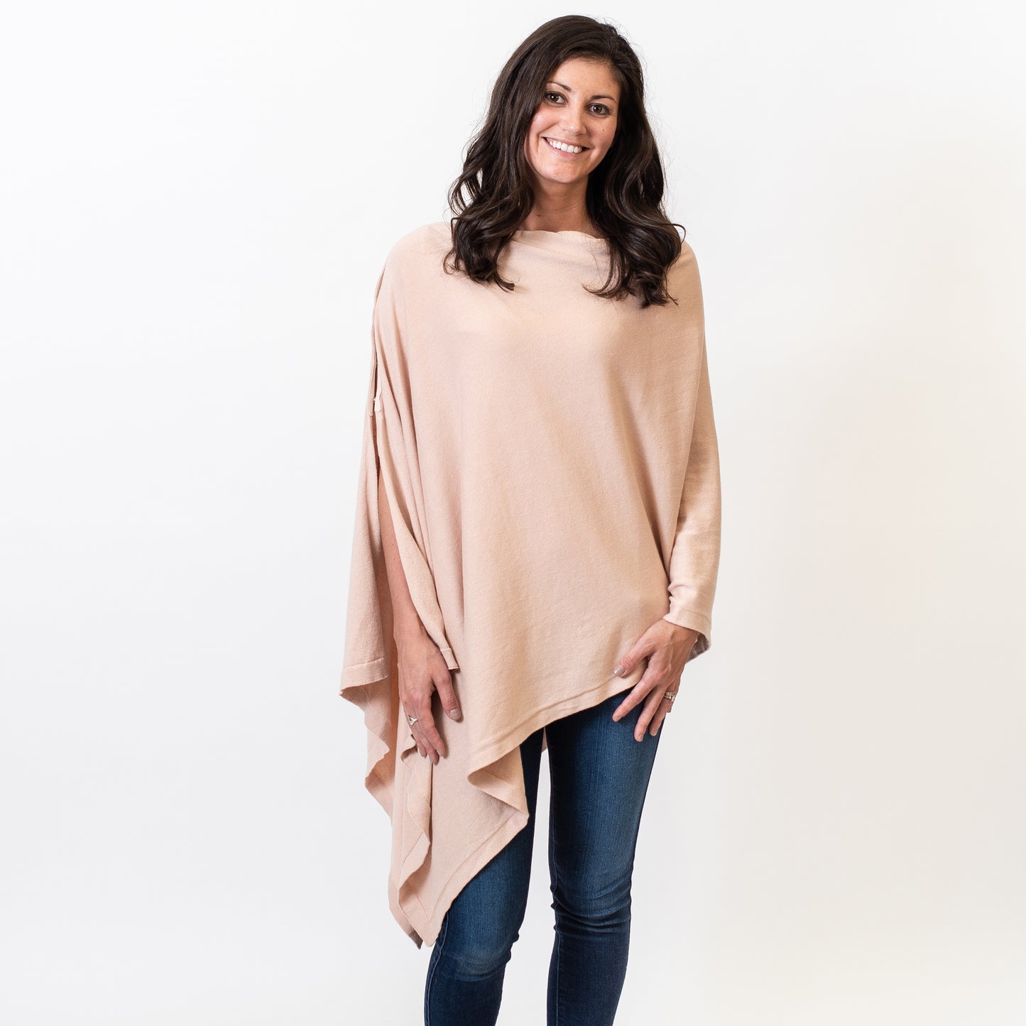 Zestt - Organic Cotton Travel Poncho - Blush