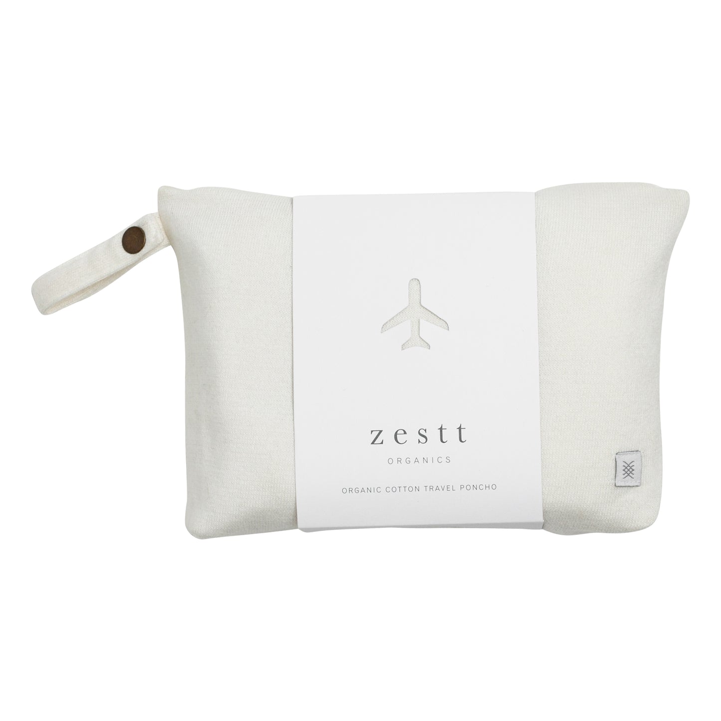 Zestt - Organic Cotton Travel Poncho - Soft White