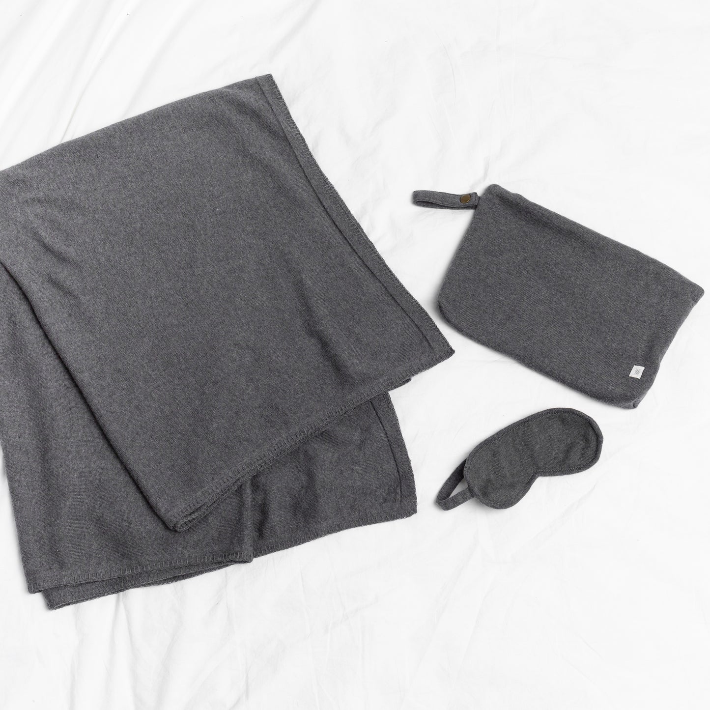 Zestt - Organic Cotton Travel Set - Dark Gray