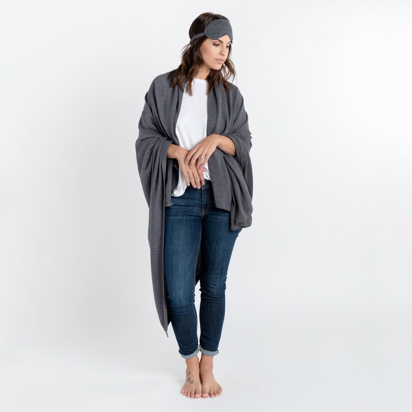 Zestt - Organic Cotton Travel Set - Dark Gray