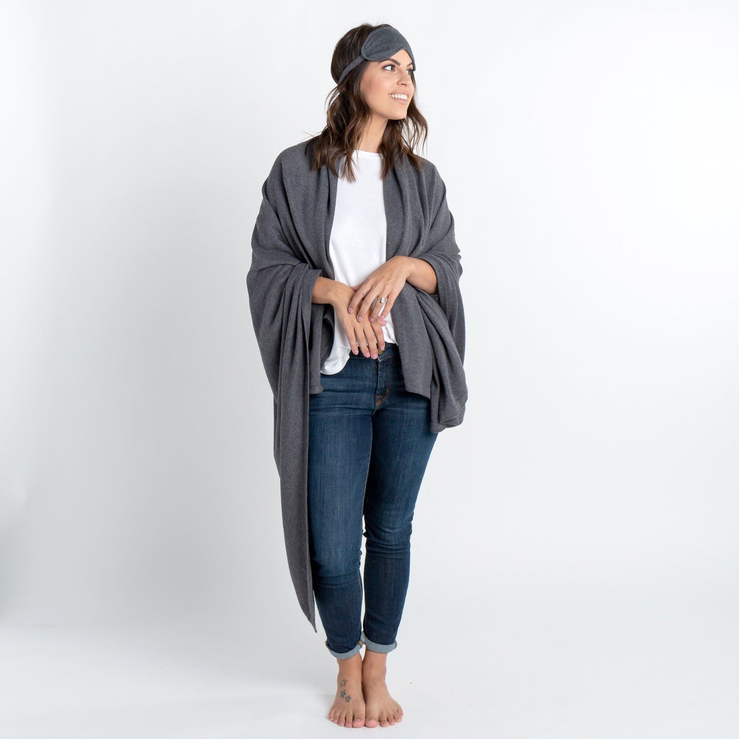 Zestt - Organic Cotton Travel Set - Dark Gray