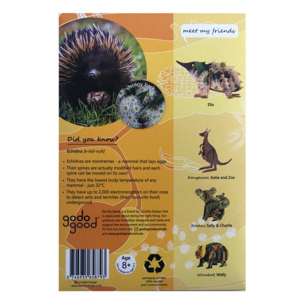 Go Do Good - Echidna Animal Model Kit