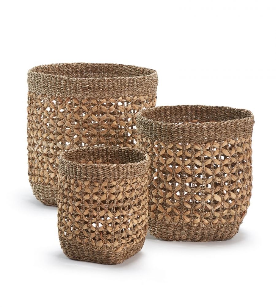 Our Oasis - Tall Open Weave Basket